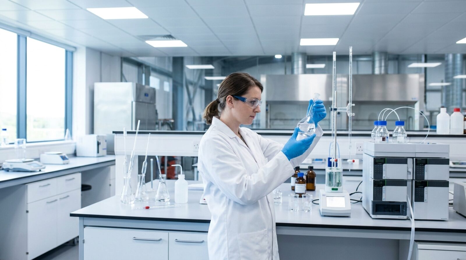 Quality control laboratory at Northbridge Chemicals